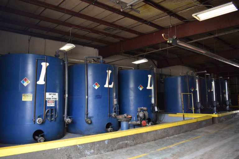 Illini blue storage tanks